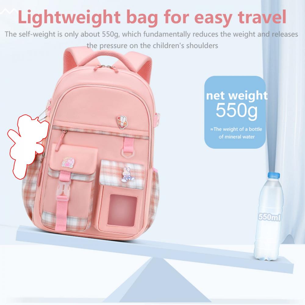 Girls Backpacks 180 degree opening Large Primary Bookbags