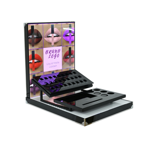 APEX Led Acrylic Lipstick Counter Display Stand