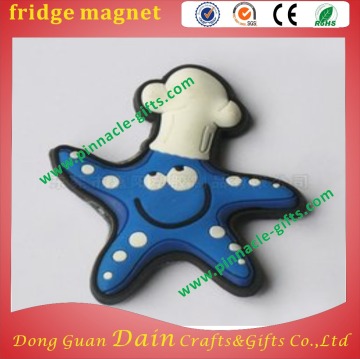 Seasonal soft rubber fridge magnets with labels