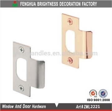 yellow zinc strike plate ,Fabricated stamping strike, stainless steel door strike fittings