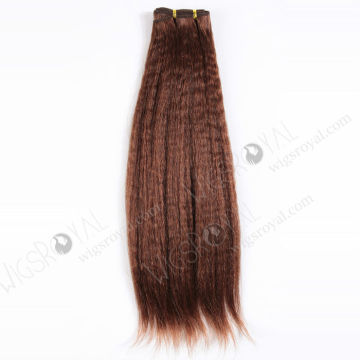 top quality 100% unprocessed coarse Yaki virgin indian hair weave wholesale price