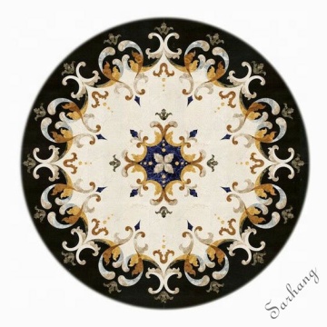 Classic Round Waterjet Marble Tile Medallions And Borders