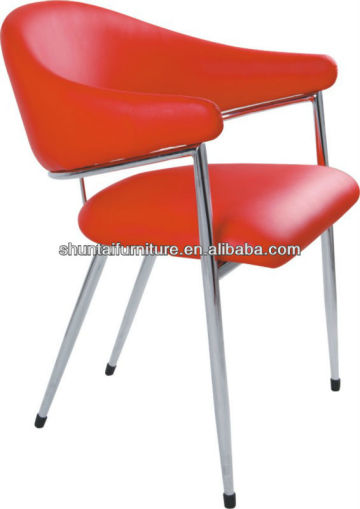 popular modern red living room chairs/waiting chairs