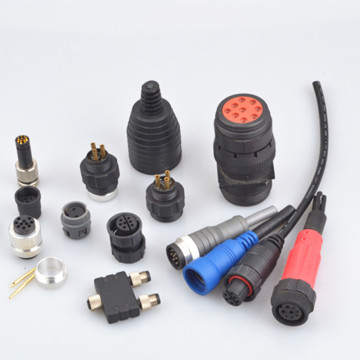 Gegoten waterdichte 5-pins M6 M8 M12 IP68-connector