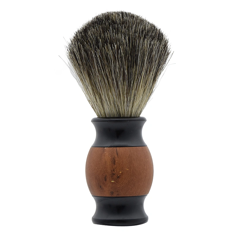 New Style Cleaning Shaving Brush Wooden Handle Care Beard Brush for Man Barber Tools Black Show a Man's Charm Beard Brush