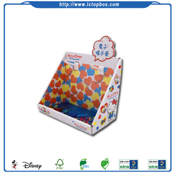 Cardboard Desktop Paper Display Stand