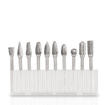 Tungsten Carbide 10 Piece Cut Rotary Burr Set