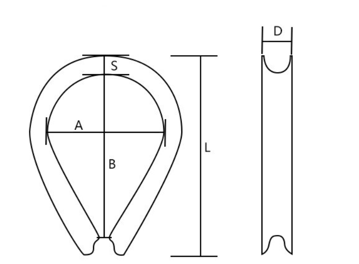 Triangular Ring With 8-shaped Aluminum Sleeve