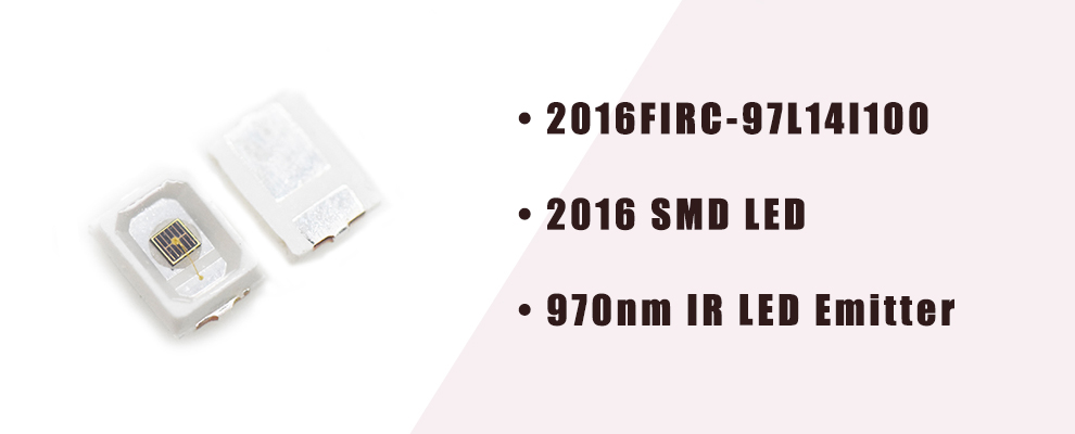 2016FIRC-97L14I100 970nm IR Led Emitter 2016 SMD LED 970nm infrared LED