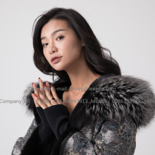 Mink Fur Reversible Women Overcoat