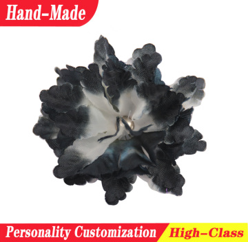 Ink painting color fabric shoe ornament flowers