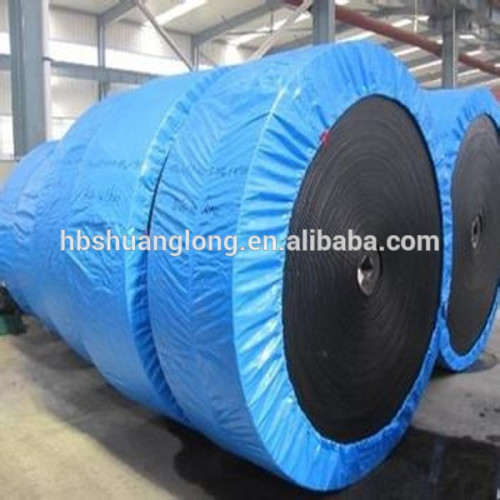 polyester heat resistant conveyor belt used for 200 degree burning coal