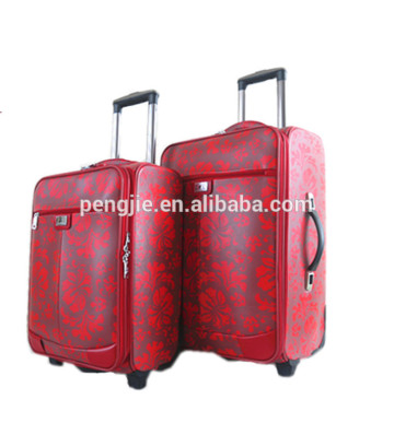 2014 Hot Sale fashion PU Upright Trolley Case