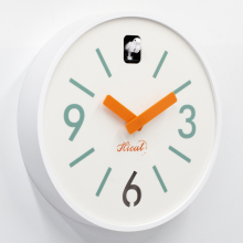 HICAT Round Modern Cuckoo Singing Bird Wall Clock