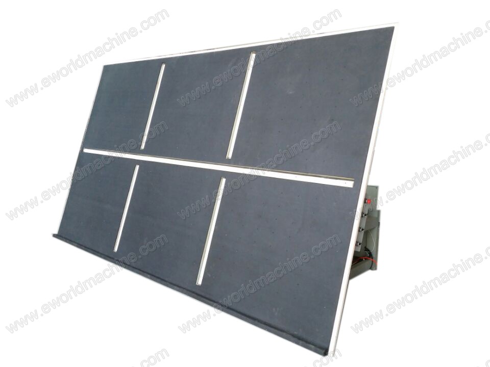 Air float glass breaking tilting table  for  cutting  glass