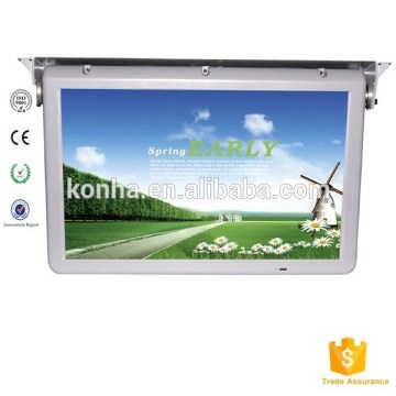 22" roof car motorized lcd monitor with hdmi/av input