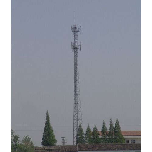 Torre de acero de comunicación comunicativa de microondas para teléfono celular