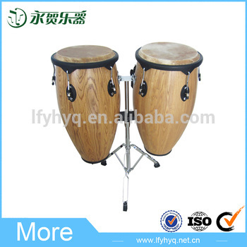 Kids wholesale colorful conga drum birch wood shavings