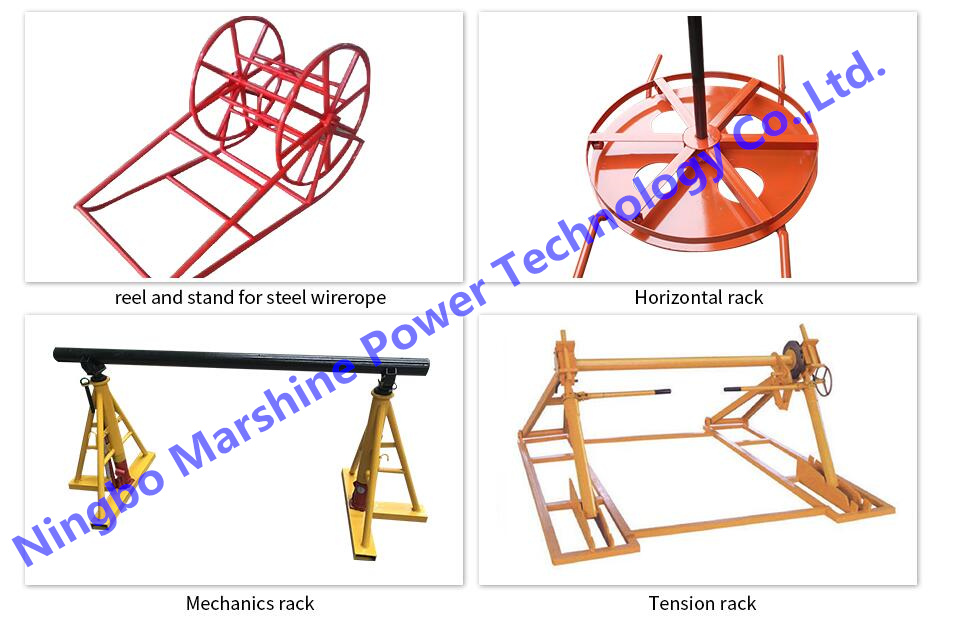 different types of cable reel racks