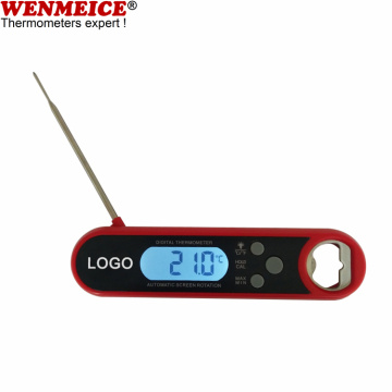 Hot Meat Food Thermometer With Bottle Opener