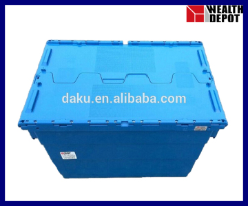 600x400x412mm Plastic Returnable Packaging Box with Lids