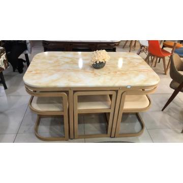 Marble Dining table set Rectangle