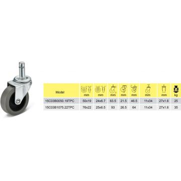 Équipement propre de roue de qualité supérieure Caster