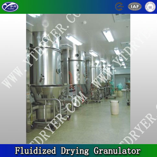 Fluidized Drying Granulator لالببغاء الحبوب الصغيرة