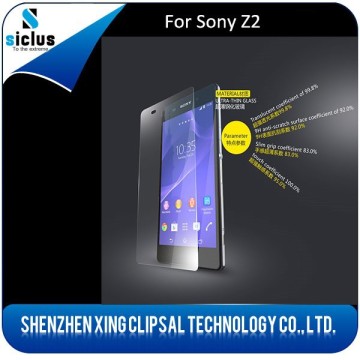 Easy Installation Smartphone Tempered Glass Screen Protective Film For Sony Xperia Z2