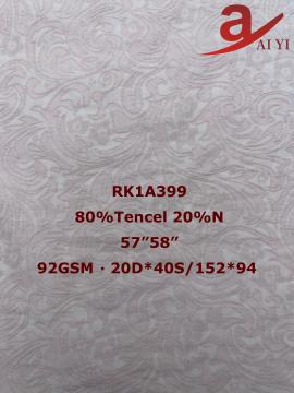 Tencel Nylon Embroidery Fabric for Fashion Design