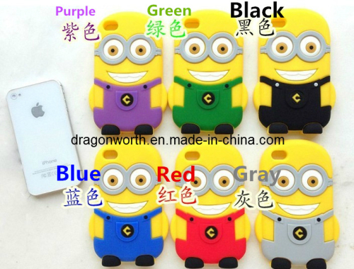 Funcy 3D Despicable Me Phone Case for iPhone 4 4s 5