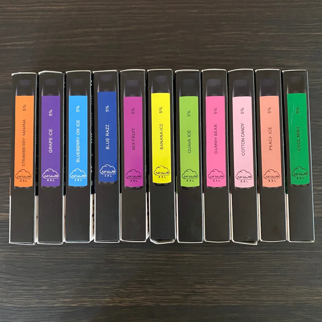 Shenzhen Factory Low MOQ Acceptable 2000 Puffs Air Glow XXL Disposable E Cigarette