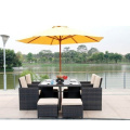 Geweven Outdoor rieten stoel met armleuning