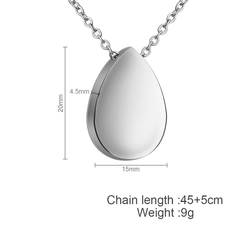 simple drop stainless steel necklace pendants jewelry,custom women's fashion gold jewelry