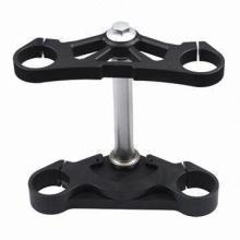 CNC Machined Triple Bracket, Billet Aluminum 7075, Full CNC-machined, Black Anodize, UV-protected