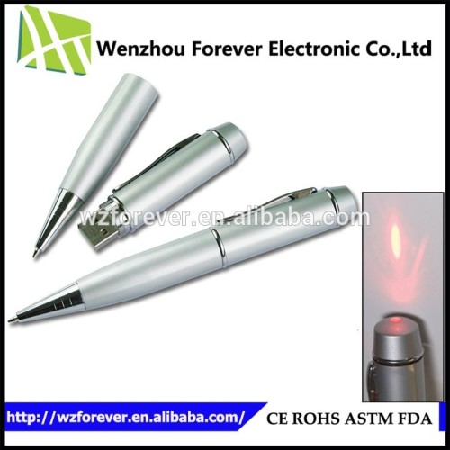 2016 Brass 3in1 Red Laser Pointer With Different Types Of Pen Drives