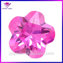 pink cubic zirconia flower shaped cz hot design earring