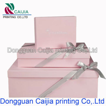 Pink Wholesale Rigid Gift Boxes