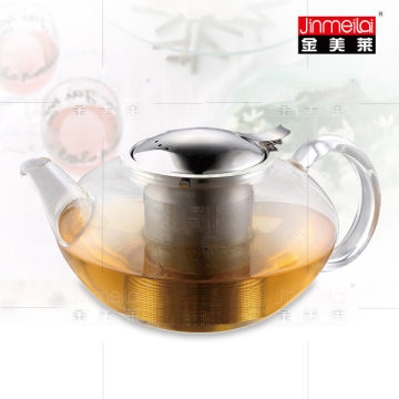 heat-resistant borosilicate glass teapot