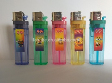 Newly plastic flint lighter FH-006 cigarette gas lighter