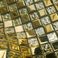 Luxury Modern Golden Glass Hotel Decoración de la pared Mosaico