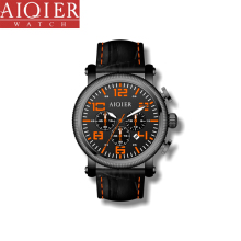 Spiral pattern multifunction quartz sports watch