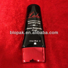 Diameter35mm flat oval red hotstamp super oval plastic tubes