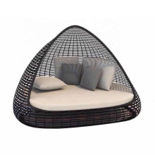 Ratan Outdoor Sunbed Cane Day Bed Outdoor