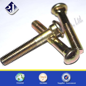 Yellow zinc finished Clamp screw