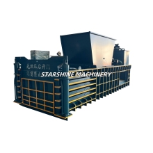 Hydraulic Press Horizontal Hay Baler Machine