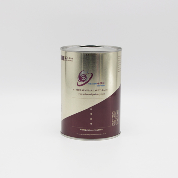 1L round motor oil chemical tin can