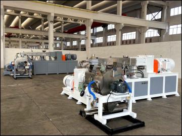 Twin Screw Automatic Building Copper Aluminum Wire and Cable Extruder