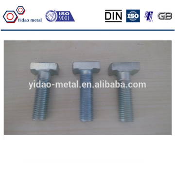 High tensile 8.8 grade Slot T head bolt,framing channels bolt/Anchor Channel T bolt