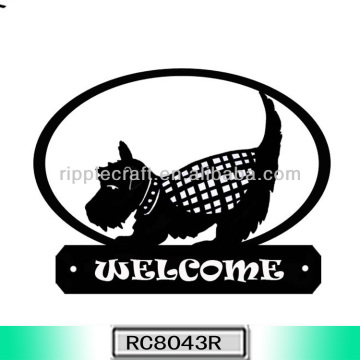 2013 New arrival metal welcome board